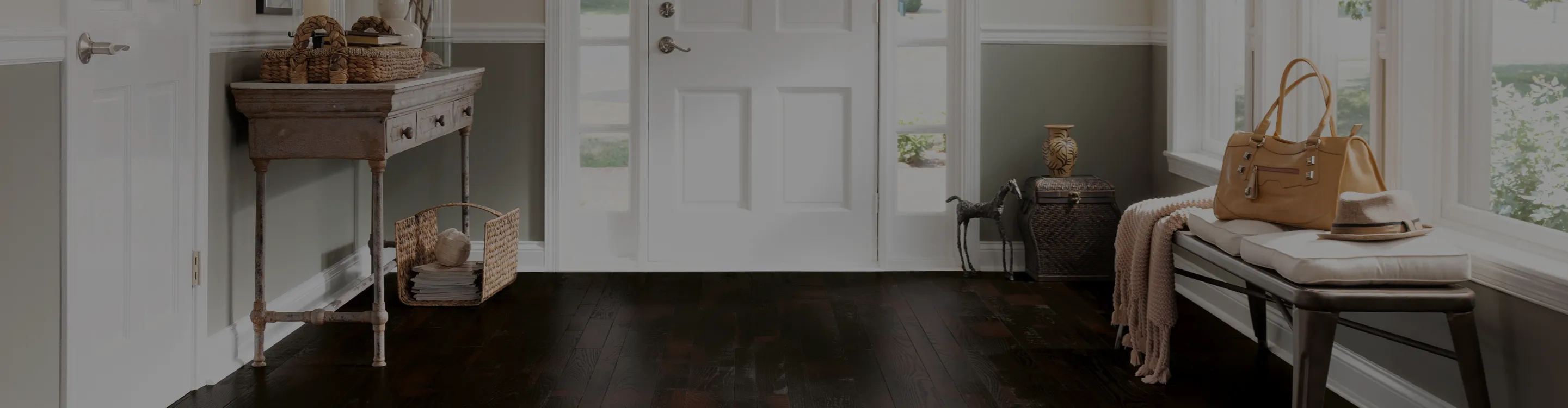 vinyl flooring in foyer
